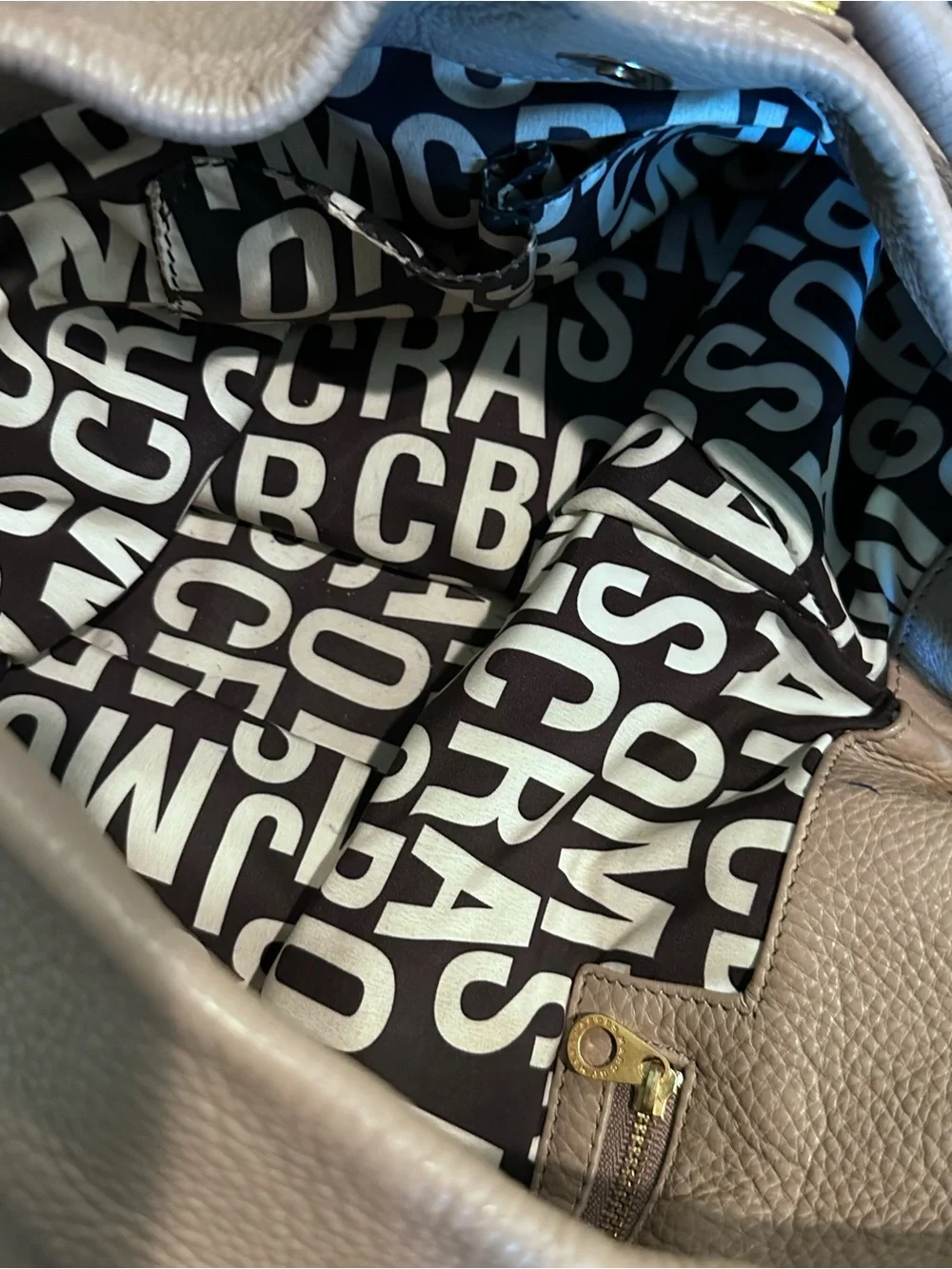 Marc By Marc Jacobs Classic Leather Hobo Bag Purse